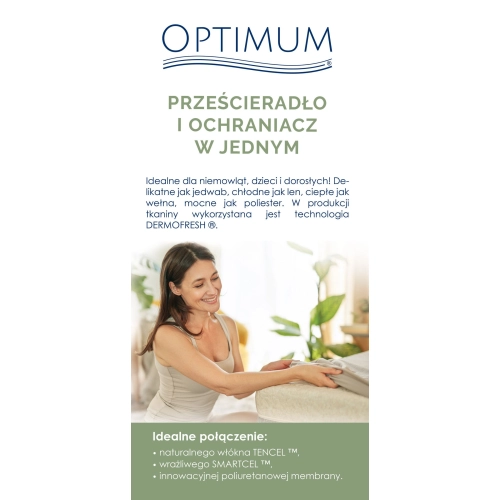 PRZEŚCIERADŁO I OCHRANIACZ W JEDNYM PRZEŚCIERADŁO 2W1